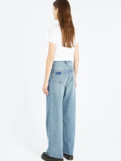 GANNI - Izey Jeans in Light Blue
