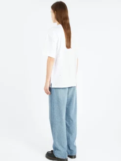 GANNI - Rhinestone T-Shirt in Bright White