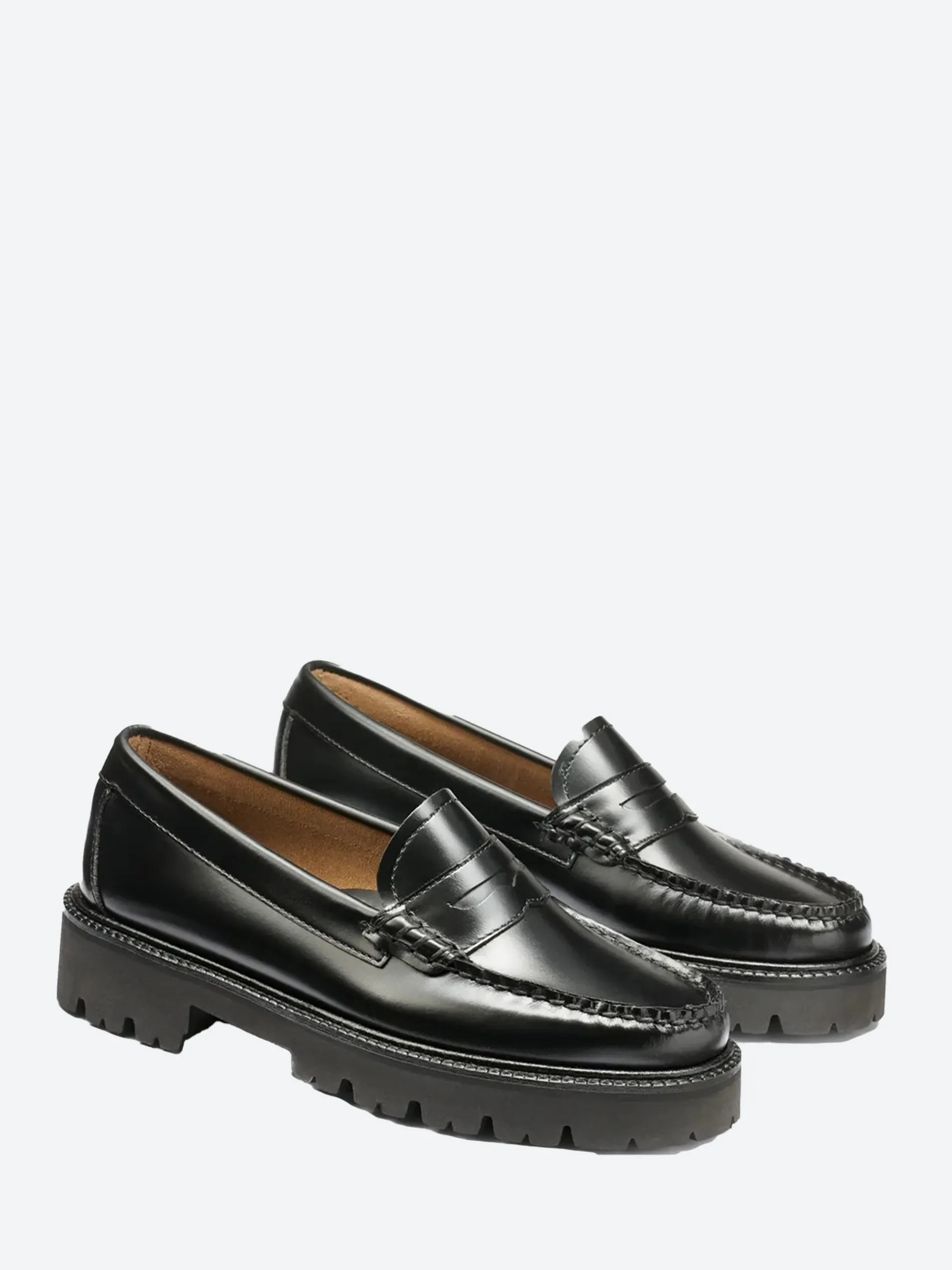 G.H. BASS - Whitney Super Lug Weejuns in Black