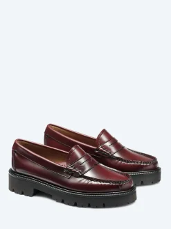 G.H. BASS - Whitney Super Lug Weejuns in Wine
