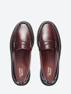 G.H. BASS - Whitney Super Lug Weejuns in Wine