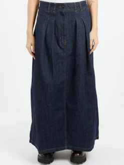 Girls of Dust - Bulb Skirt in Indigo