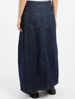 Girls of Dust - Bulb Skirt in Indigo