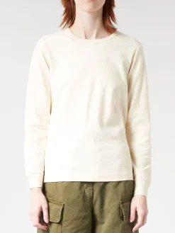 Girls Of Dust - Club T-Shirt L/S in Off White