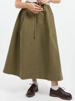 Girls of Dust - Meadow Skirt in Dark Olive