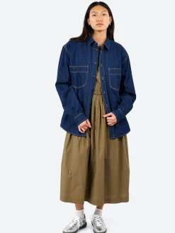 Girls of Dust - Mechanic Shirt in Stone Wash