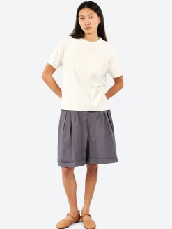 Girls Of Dust - Pocket T Cotton Melange in Raffia