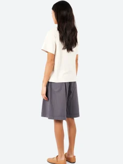 Girls Of Dust - Pocket T Cotton Melange in Raffia