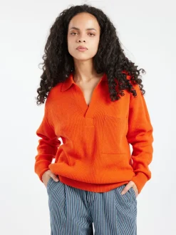 Girls of Dust - Rugby Sweater in Orange