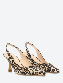 gravitypope - 2748 Slingback Pumps in Kamel Jaguar