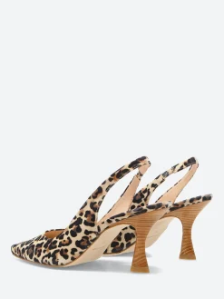 gravitypope - 2748 Slingback Pumps in Kamel Jaguar