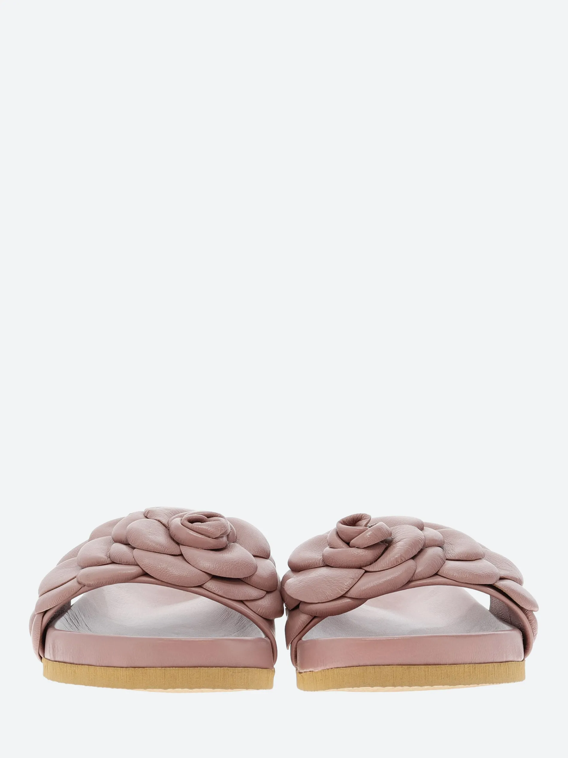 gravitypope - Anata Slide Sandals in Rosa Nappa