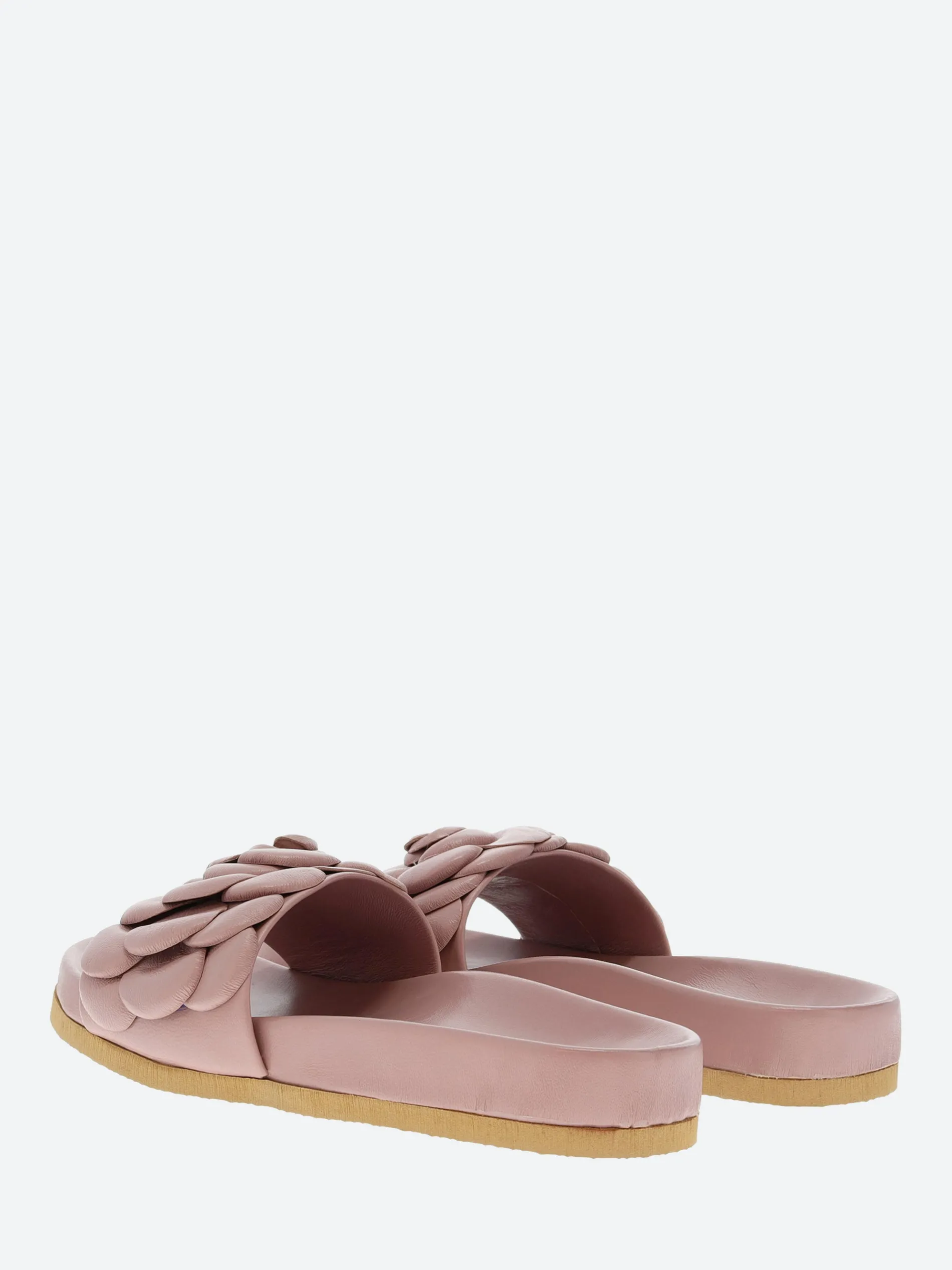gravitypope - Anata Slide Sandals in Rosa Nappa
