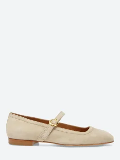 gravitypope - Bess Mary Jane in Stone Suede
