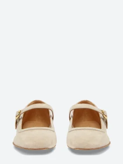 gravitypope - Bess Mary Jane in Stone Suede