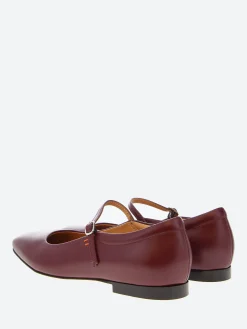 gravitypope - Bethany Mary Jane Flat in Rubino Nappa