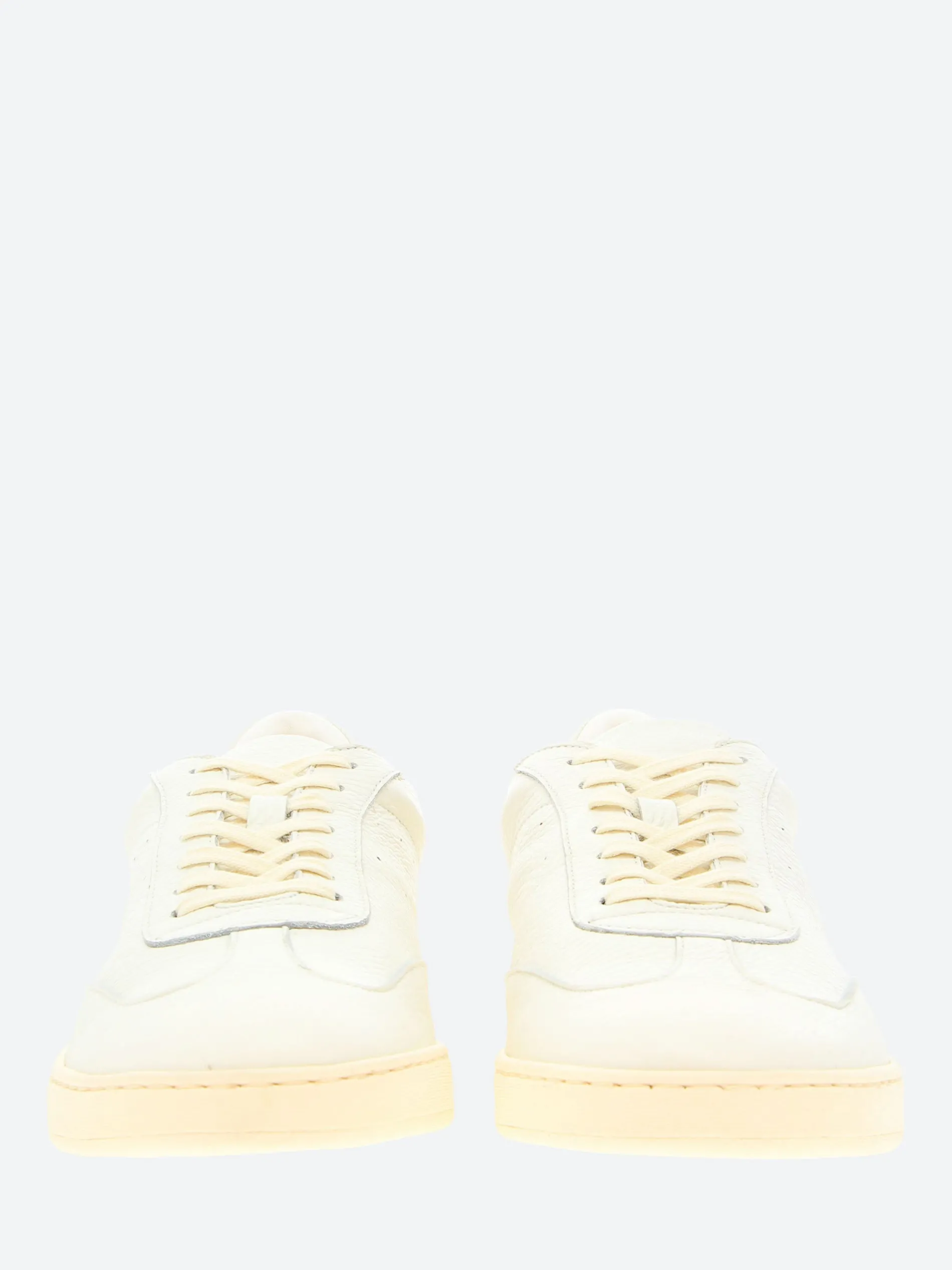 gravitypope - Burro Low Top Sneakers in Off White Cervo