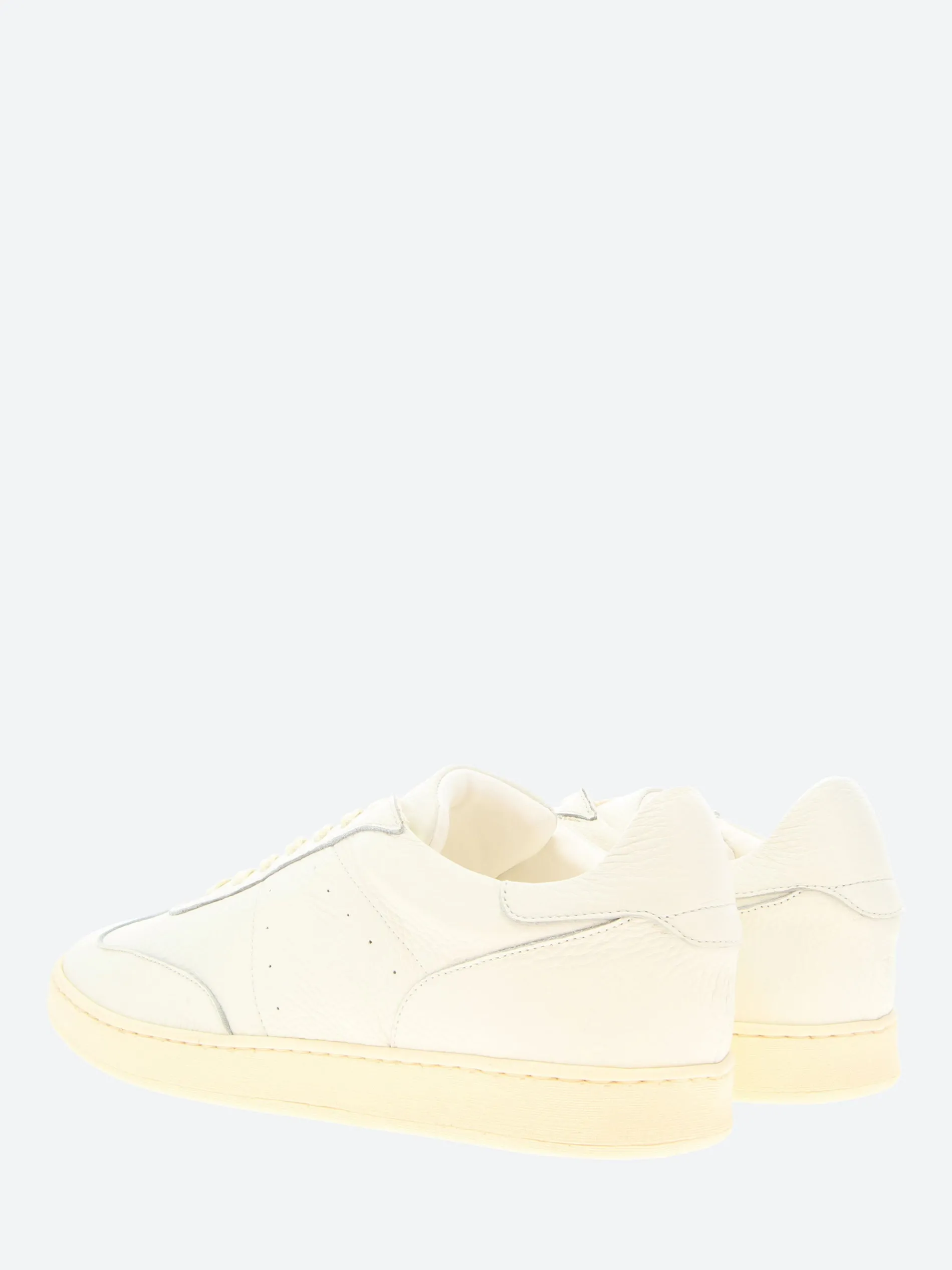 gravitypope - Burro Low Top Sneakers in Off White Cervo