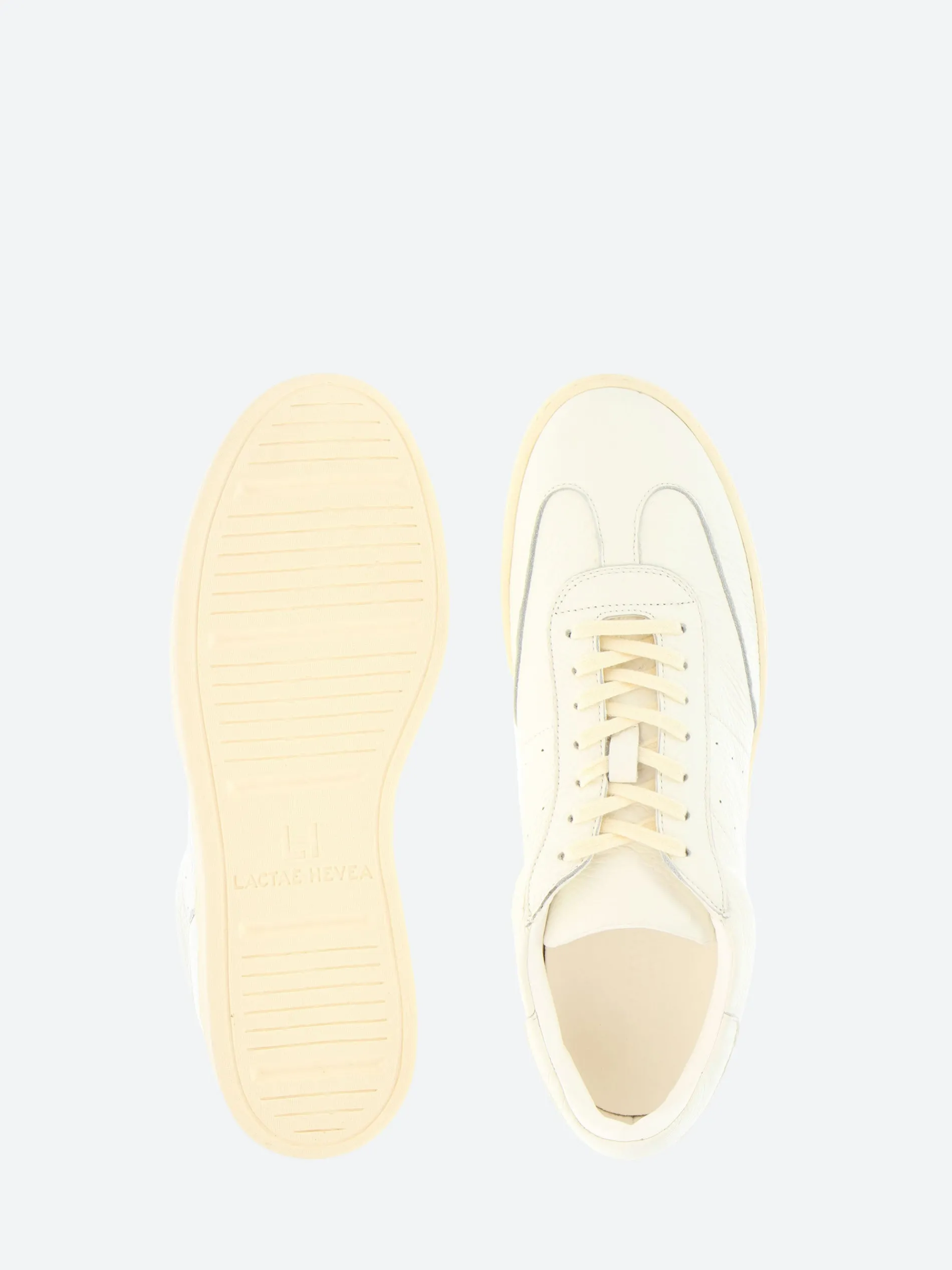 gravitypope - Burro Low Top Sneakers in Off White Cervo