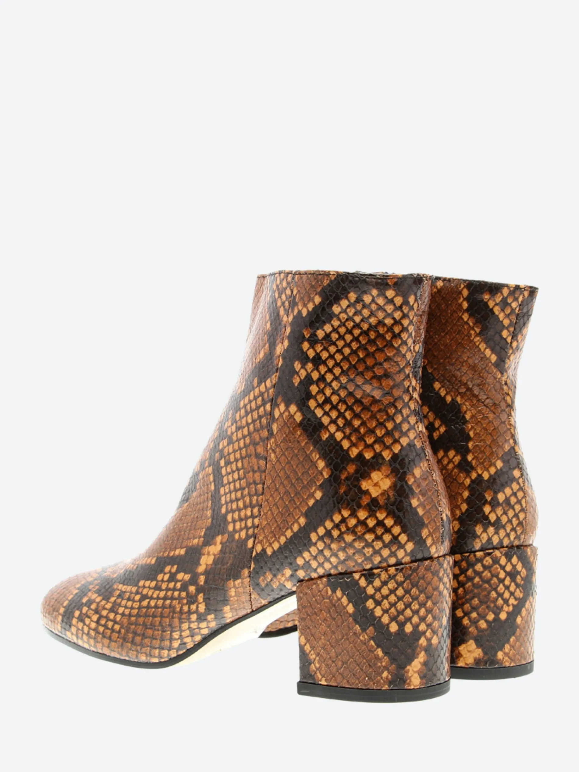 gravitypope - Cora 21 Ankle Boots in Cuoio Pitone