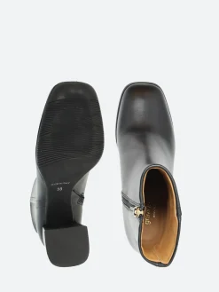 gravitypope - Grizel Ankle Boots in Nero Vitello