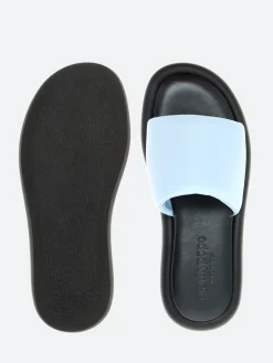 gravitypope - Jade Slide Sandals in Polvero