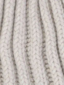 gravitypope - Large Pompom Hat in Beige