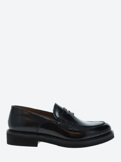 gravitypope - Michele Loafers in Nero Abrasivato