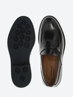 gravitypope - Michele Loafers in Nero Abrasivato