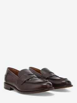 gravitypope - Milan Penny Loafers in Fondent Glove Tinto
