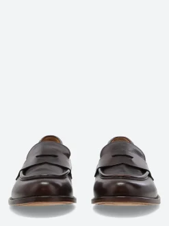 gravitypope - Milan Penny Loafers in Fondent Glove Tinto