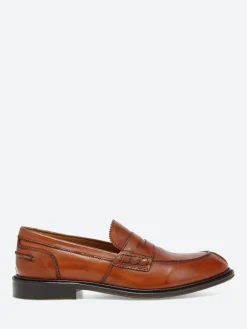 gravitypope - Milton Penny Loafers in Bambu Glove Tinto