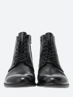 gravitypope - Morris Lace-Up Boots in Nero Vacchetta