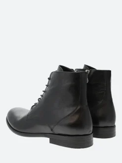gravitypope - Morris Lace-Up Boots in Nero Vacchetta