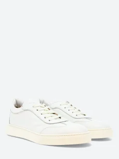 gravitypope - Mustafa Low Top Sneakers in Bianco Glove Tinto