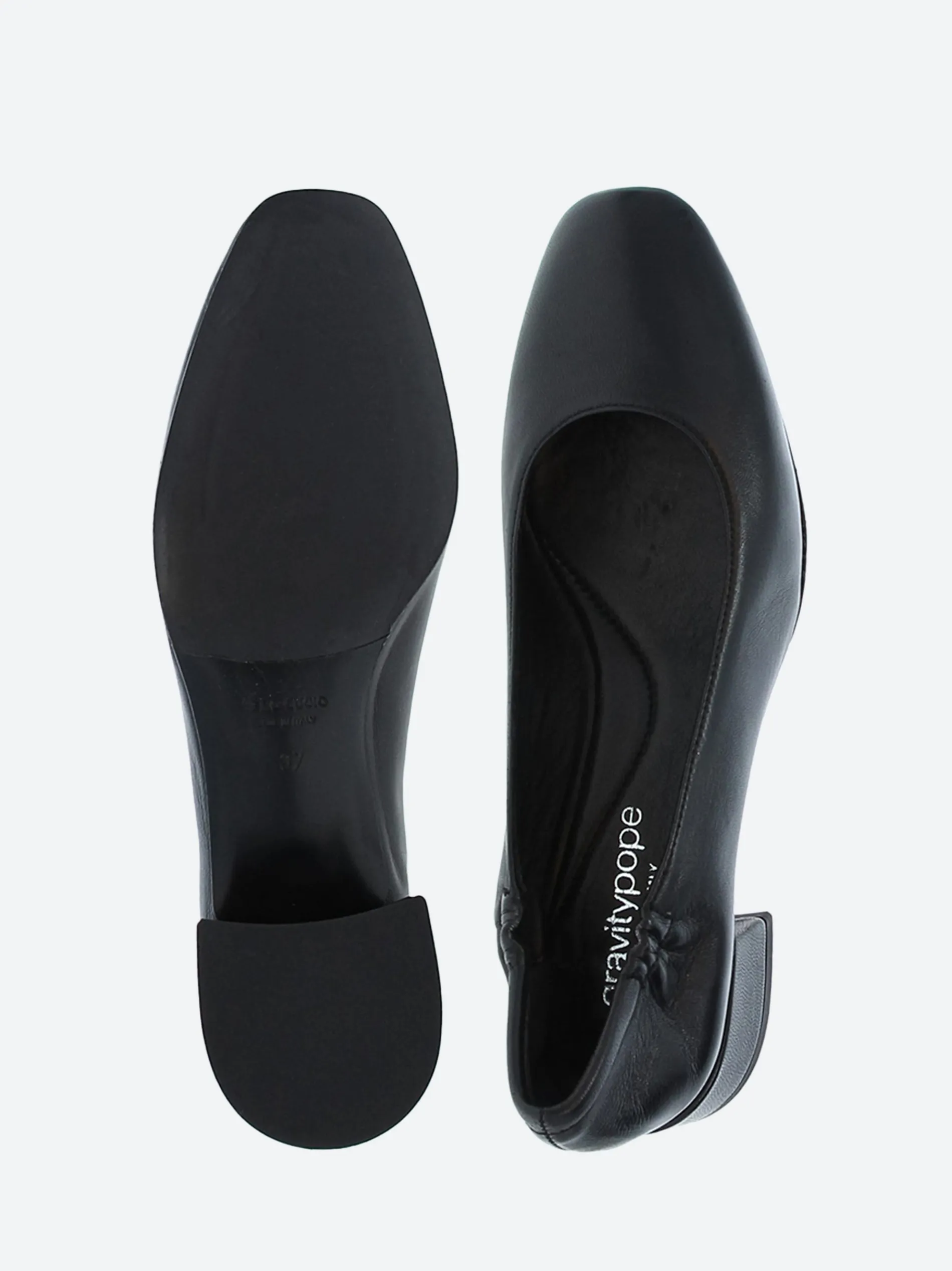 gravitypope - Nadia in Nero Nappa Leather