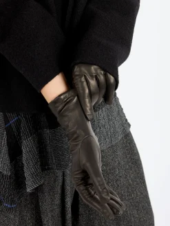 gravitypope - Nappa Long Glove in Black