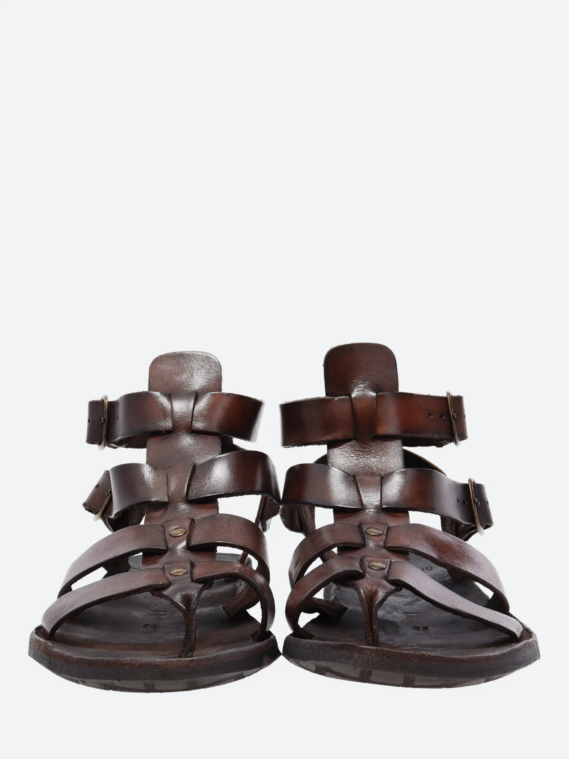 gravitypope - Olympia T-Strap Sandal in T. Moro