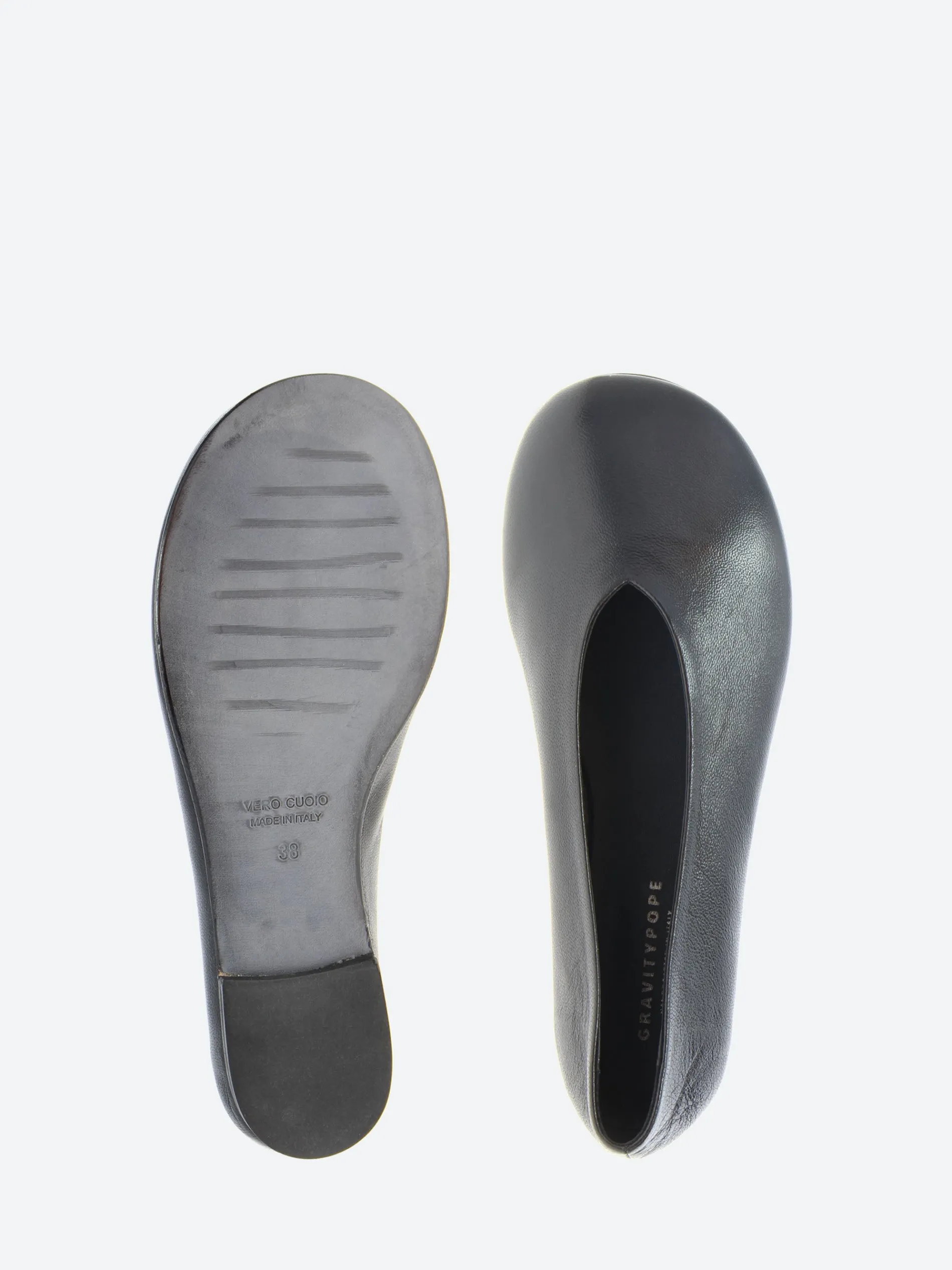 gravitypope - Raka Ballet Flats in Nero Missouri