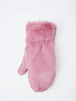 gravitypope - Teddy Muffola Mittens in Pink