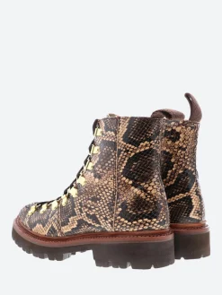 Grenson - Nanette Boot in Snake Print Leather