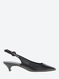 Halmanera - Fede 13 Slingback Pumps in Nero Baron