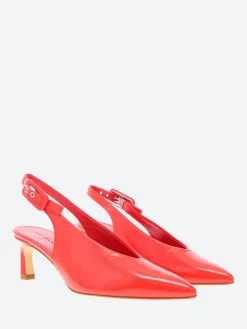 Halmanera - Vale 11 Pumps in Rosso Glaze