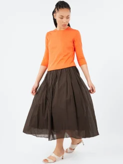 Hannoh Wessel - Juliana Skirt in Sepia