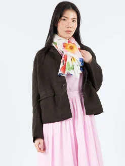 Hannoh Wessel - Printed Saskia Scarf in Flowers