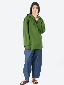 Have a Good Day - Hoodie Shirt in Military Green