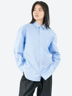 Have a Good Day - Selvedge Ox Shirt in Blue