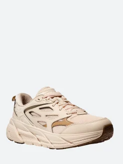 HOKA One One - Clifton L Athletics in Vanilla and Wheat