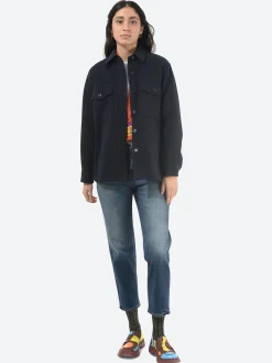 Isabel Marant Étoile - Faxon Shirt Jacket in Midnight