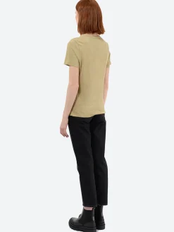 Isabel Marant Étoile - Kiliann Linen T-Shirt in Khaki